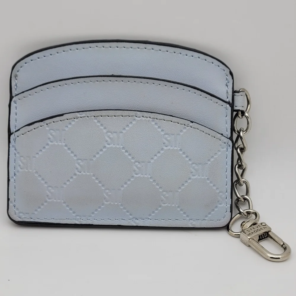 Steve Madden Light Blue Card Holder
